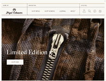 Tablet Screenshot of cabourn.com